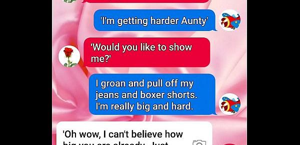  Aunty Vix and Pumpkin sext roleplay part two